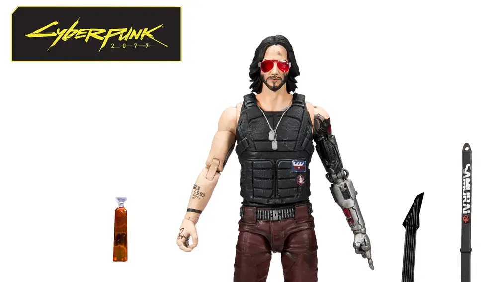 Figura de Keanu Reeves en Cyberpunk 2077