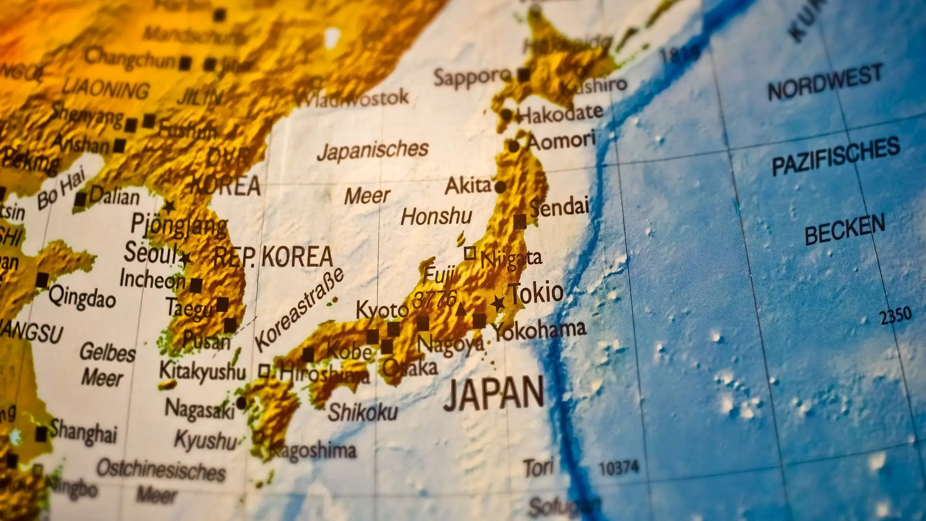 Mapa de Japón