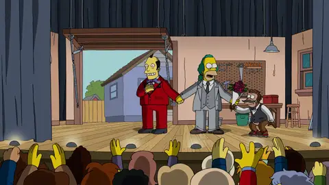 Krusty el payaso deja el humor para convertirse en un actor serio momento destacado
