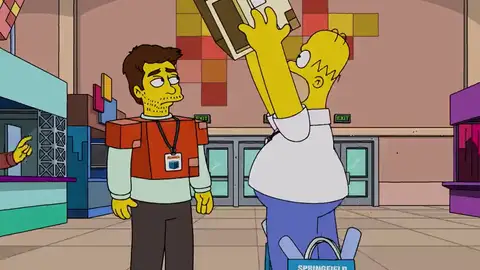 Daniel Radcliffe se cuela en un episodio de 'Los Simpson' Daniel Radcliffe se cuela en un episodio de 'Los Simpson'