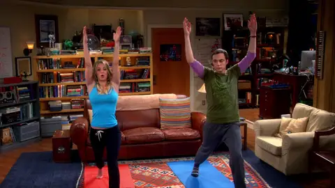 Penny y Sheldon Big Bang Theory