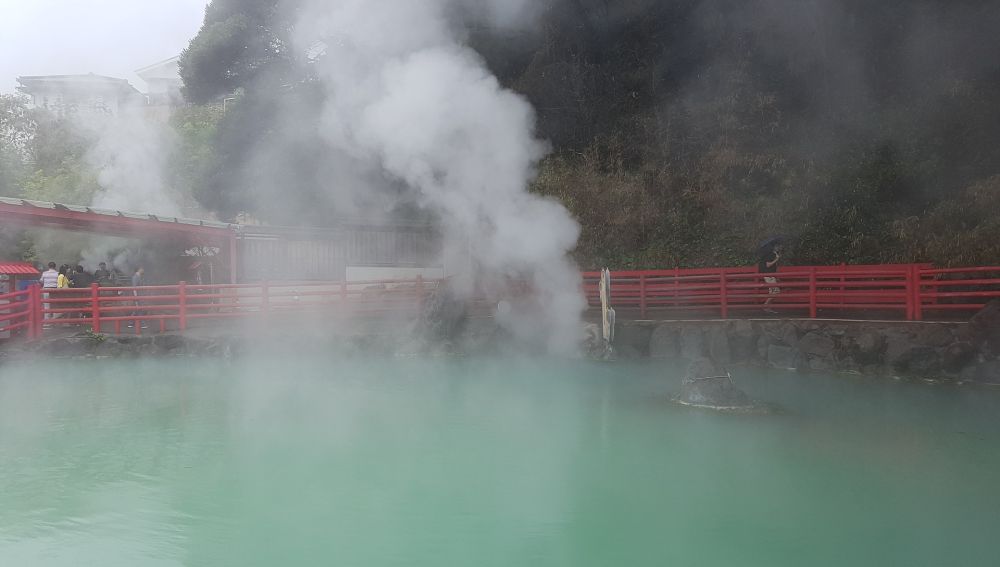 Fuente termal en Beppu