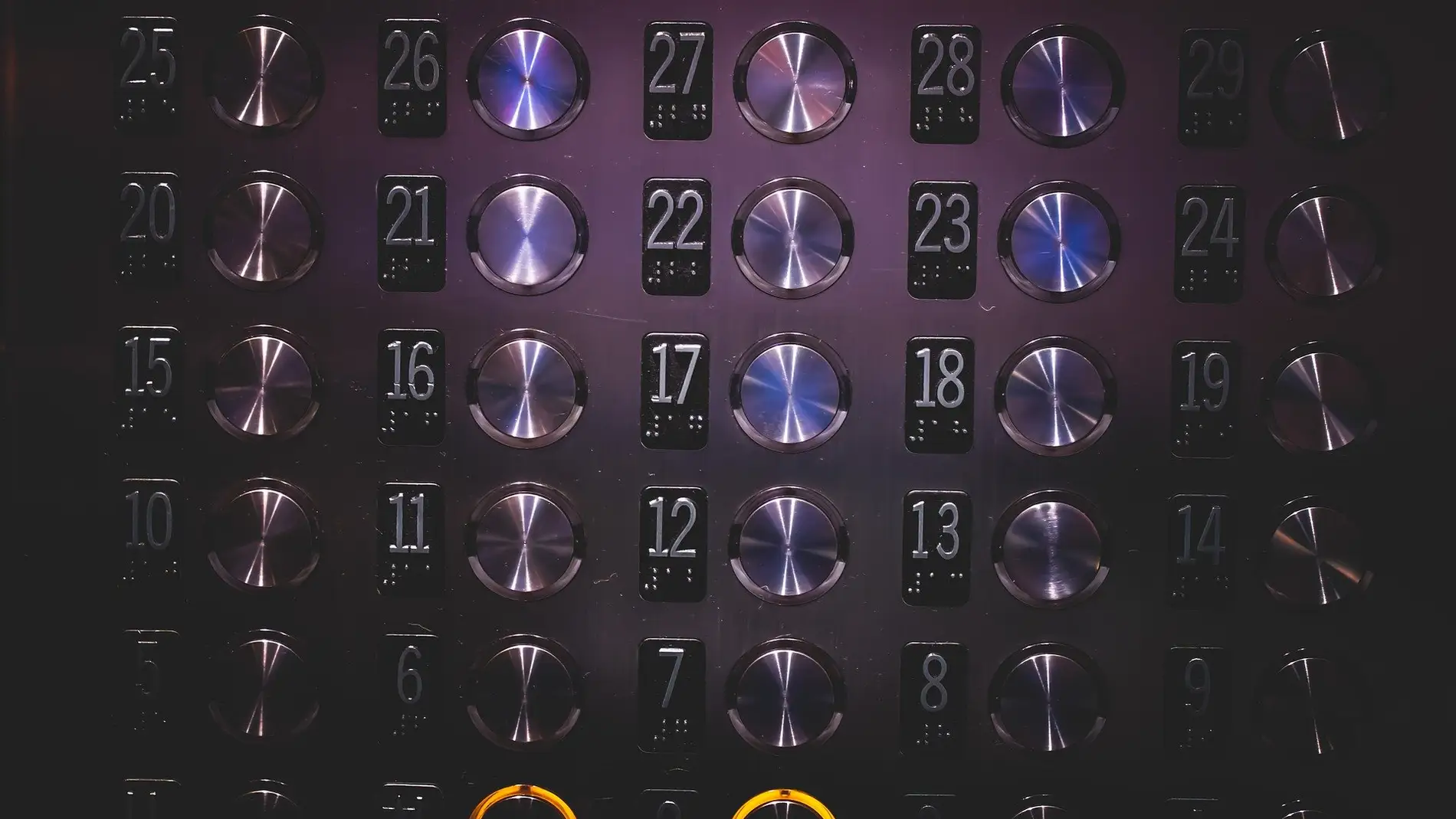 Botones de ascensor