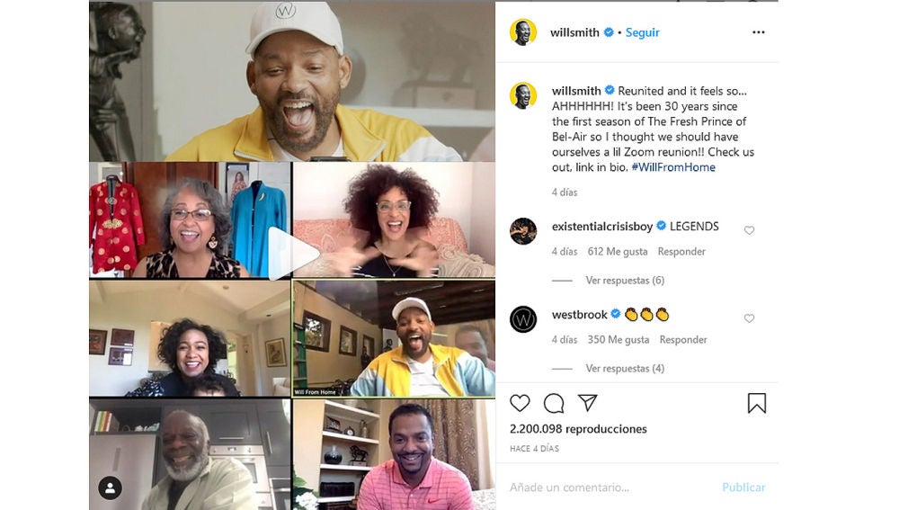 El reparto del Príncipe de Bel Air