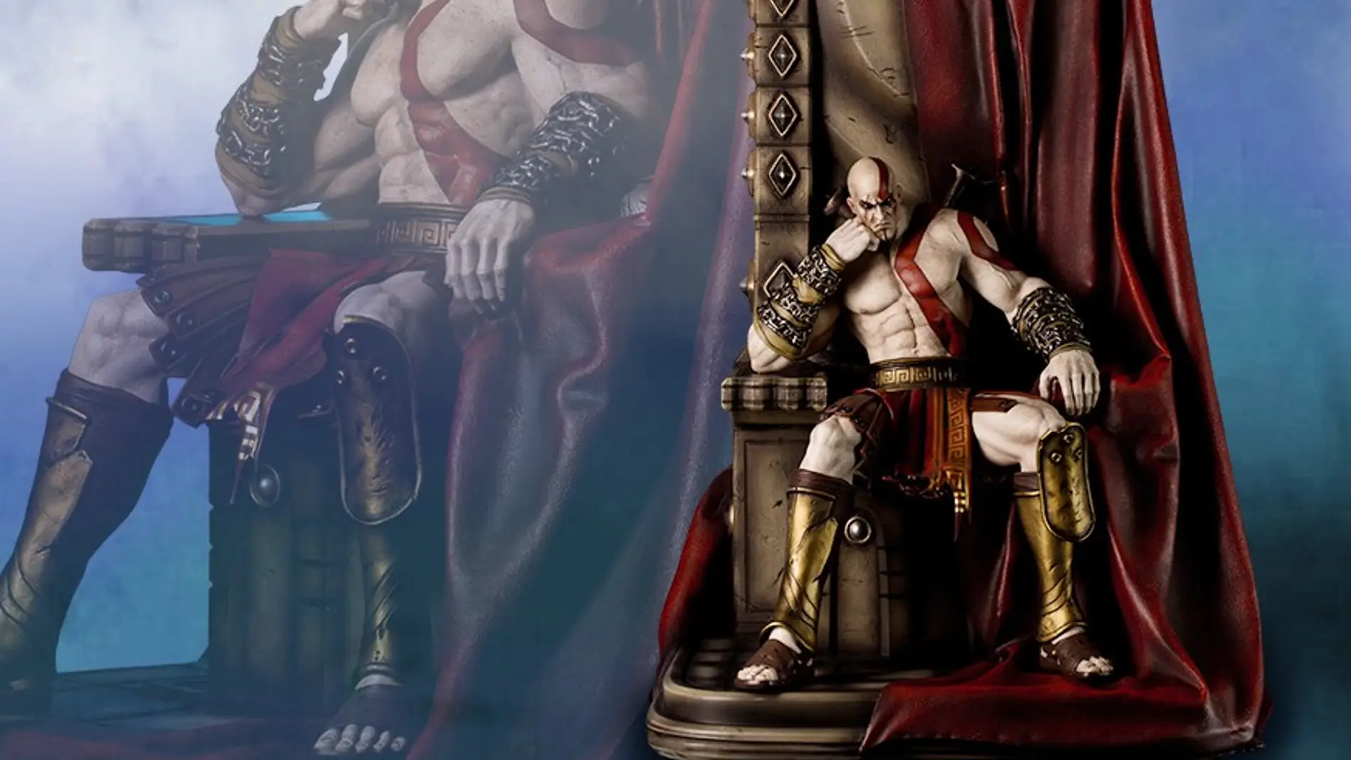 Figura de Kratos en el Trono