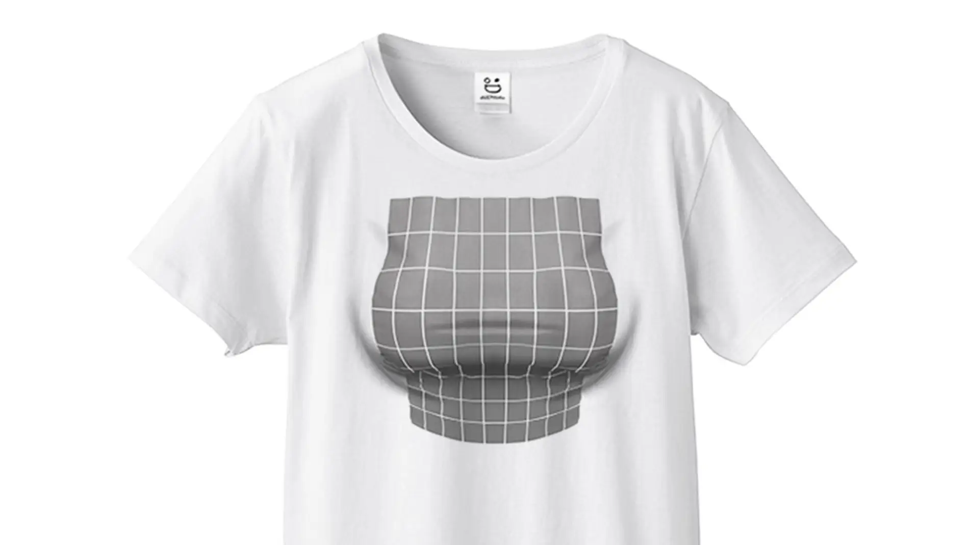 Camiseta japonesa con ilusión óptica