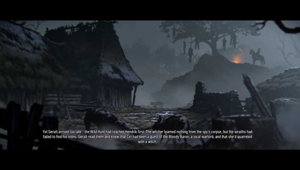 Pantalla de carga en The Witcher 3