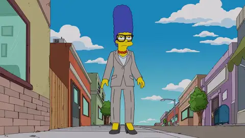 Marge dirige la obra de teatro de Springfield Marge dirige la obra de teatro de Springfield