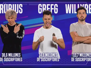 Rubius, Grefg y WillyRex Rubius, Grefg y WillyRex