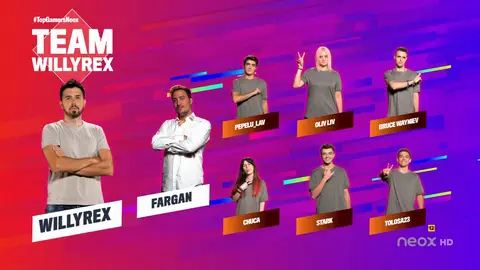 Equipo WillyRex de la primera semana Top Gamers Academy