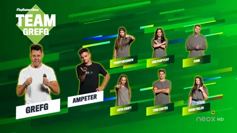 El primer equipo de Grefg Top Gamers Academy