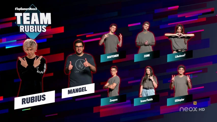 Rubius completa su equipos de 'Top Gamers Academy' 