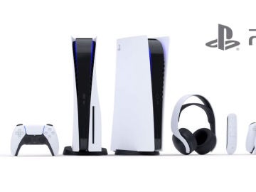 La familia de consolas y accesorios de PlayStation 5.