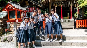 Estudiantes japoneses