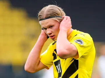 Erling Haaland, delantero del Borussia Dortmund Erling Haaland, delantero del Borussia Dortmund