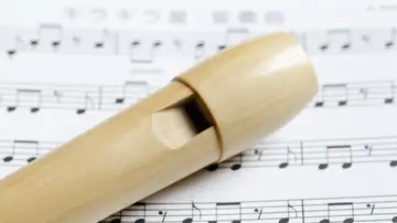Flauta y partitura