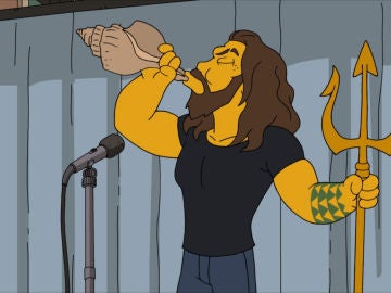 Jason Momoa se cuela en Los Simpson