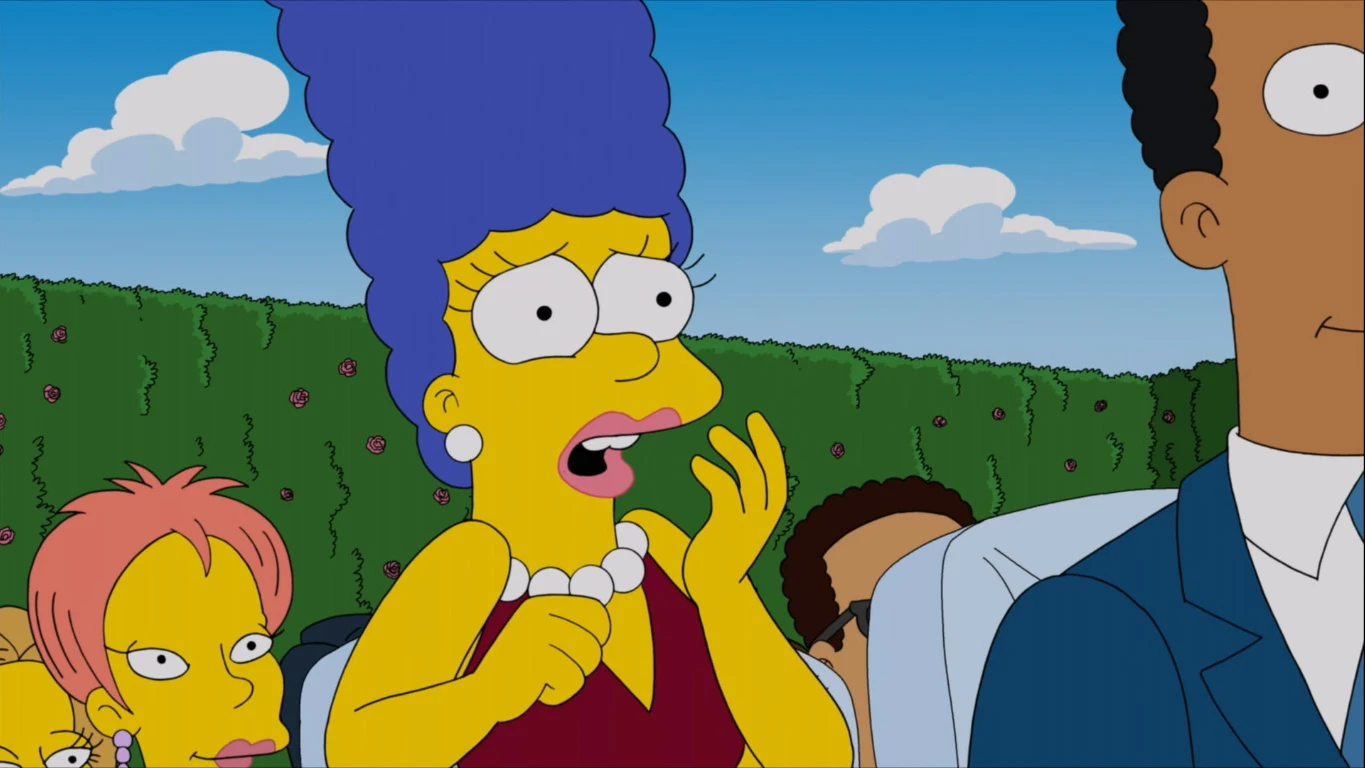 Marge, sorprendida Los Simpson