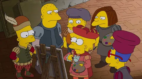Lisa es 'Lisanardo' Los Simpson