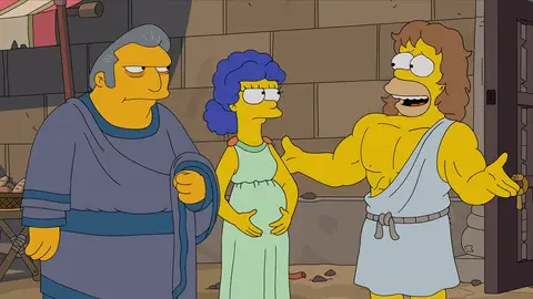 Homer es Obesus Los Simpson