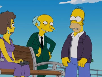 El sr. Burns y Homer