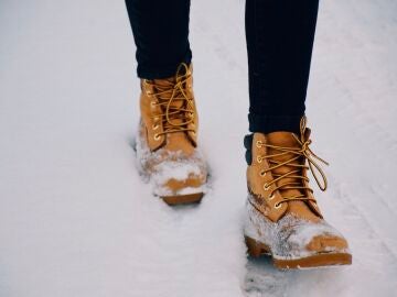 Caminando en la nieve