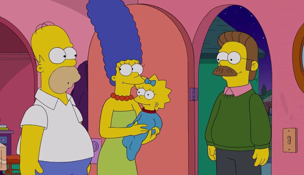 Marge se agobia al descubrir las posibles consecuencias para Maggie al no estar bautizada