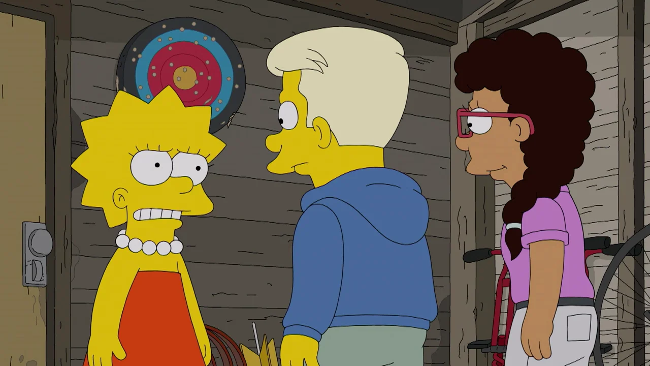 Lisa es invitada a formar parte del grupo de cerebritos del colegio pero con un hándicap: es secreto Lisa es invitada a formar parte del grupo de cerebritos del colegio pero con un hándicap: es secreto
