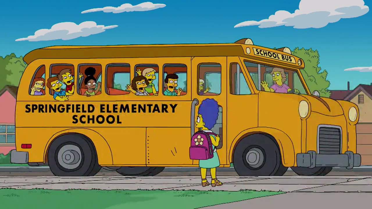 Marge se tropieza con la directora del colegio a quien convirtió su vida en un verdadero infierno Marge se tropieza con la directora del colegio a quien convirtió su vida en un verdadero infierno