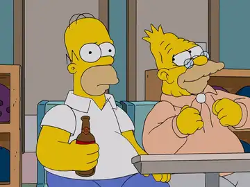 Homer y el abuelo