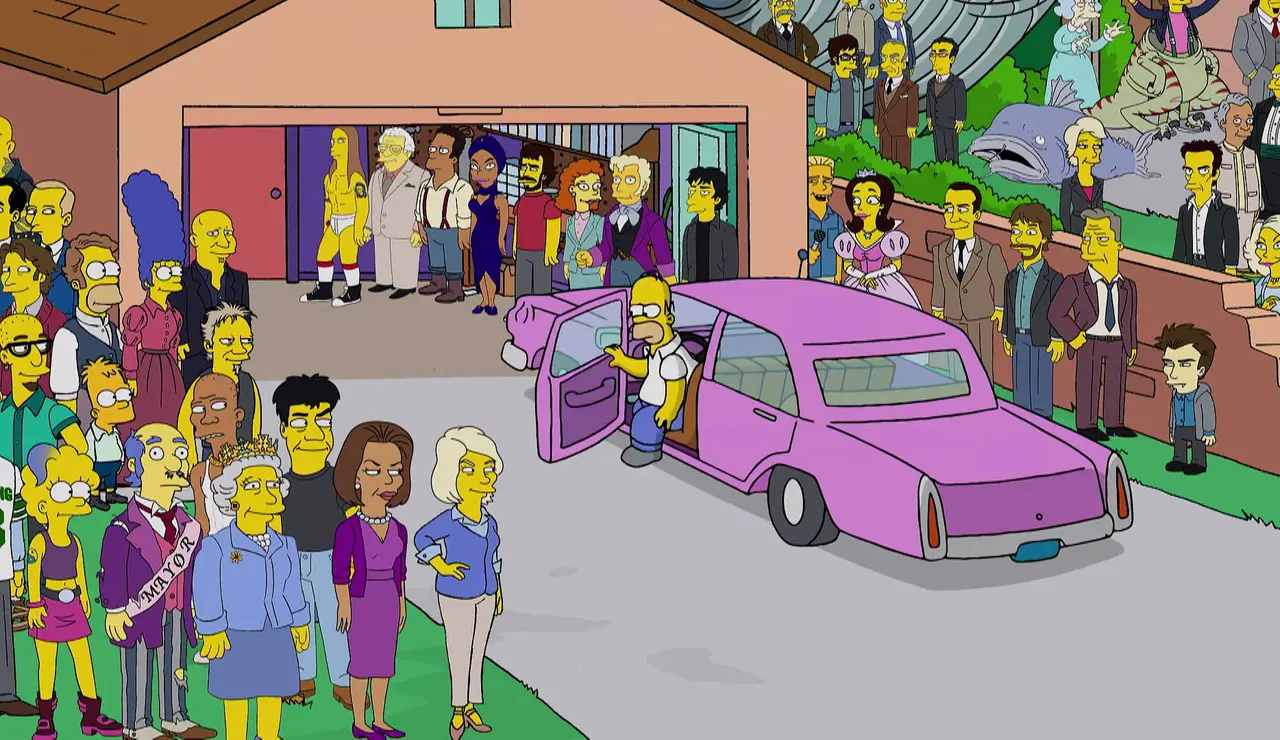 Desde la icónica familia Simpson hasta el último habitante de Springfield: 750 personajes animan los créditos de la serie