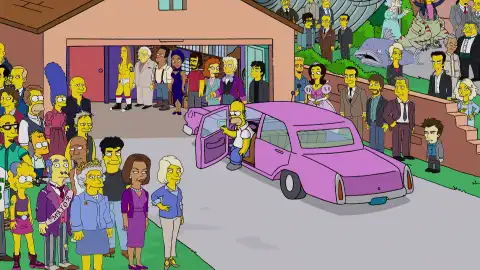 Desde la icónica familia Simpson hasta el último habitante de Springfield: 750 personajes animan los créditos de la serie Desde la icónica familia Simpson hasta el último habitante de Springfield: 750 personajes animan los créditos de la serie