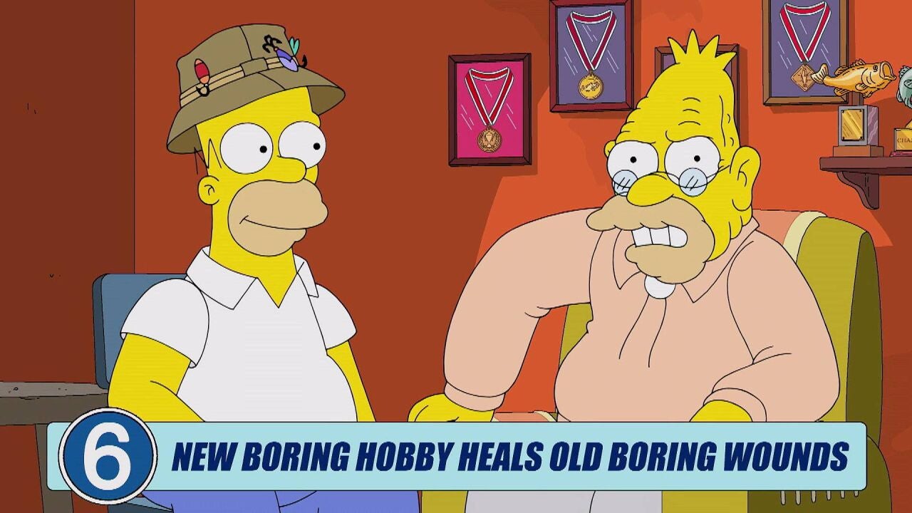 El padre de Homer Simpson se despide del mundo de la pesca y deja su ...