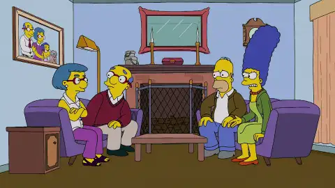Los Simpson y los Van Houten Los Simpson