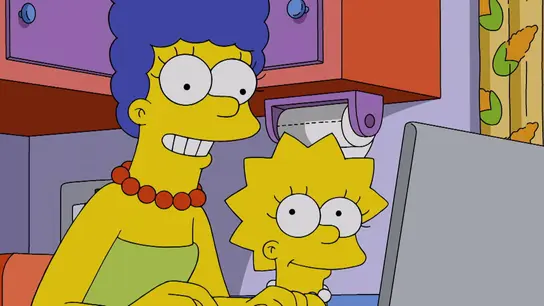 Marge y Lisa Los Simpson
