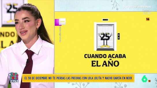 Lola Lolita explica cómo afronta el reto de presentar las precampanadas en Neox