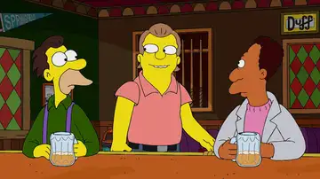 Barney reaparece visiblemente más delgado en el bar de Moe tras más de una semana sin aparecer Barney reaparece visiblemente más delgado en el bar de Moe tras más de una semana sin aparecer