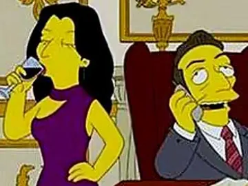 Los Sarkozy, con Bomba, nuevos en Los Simpsons Los Sarkozy, con Bomba, nuevos en Los Simpsons