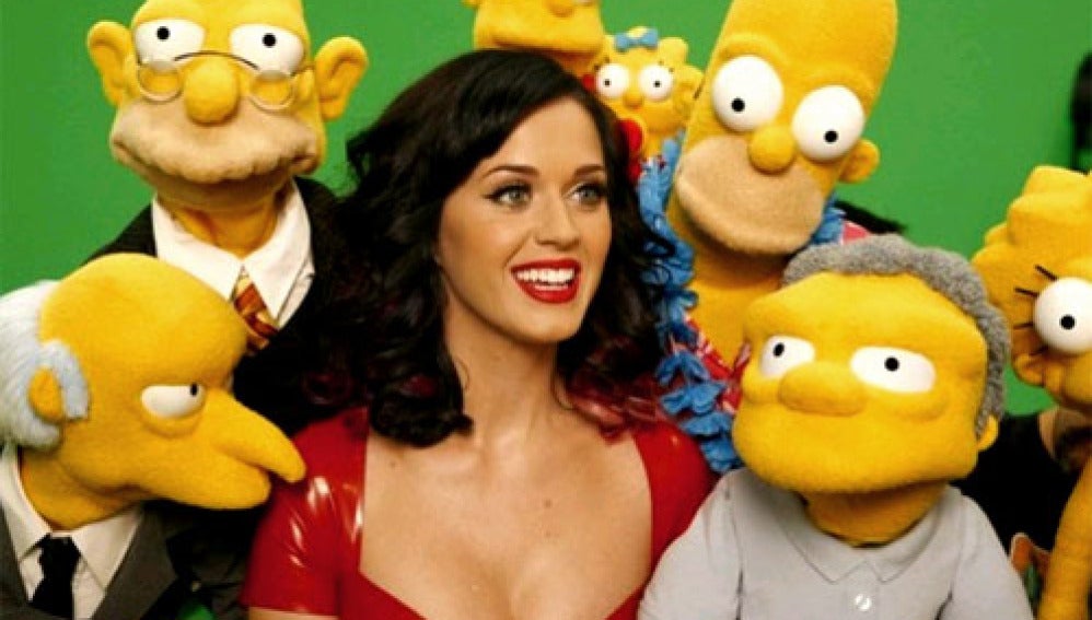 Katy Perry y Los Simpson