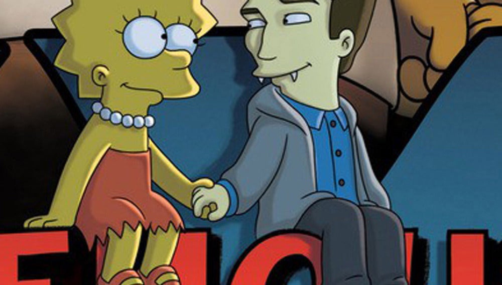 Robert Pattinson de Halloween en 'Los Simpson'