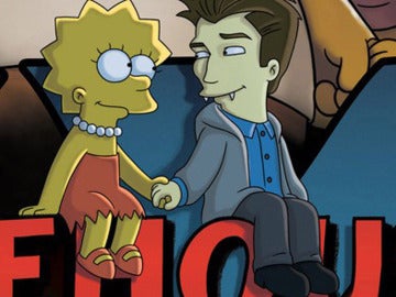Robert Pattinson de Halloween en 'Los Simpson'