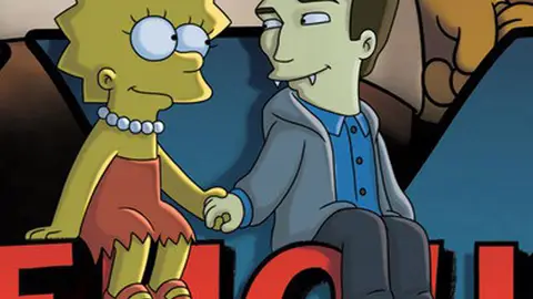 Robert Pattinson de Halloween en 'Los Simpson' Robert Pattinson de Halloween en 'Los Simpson'