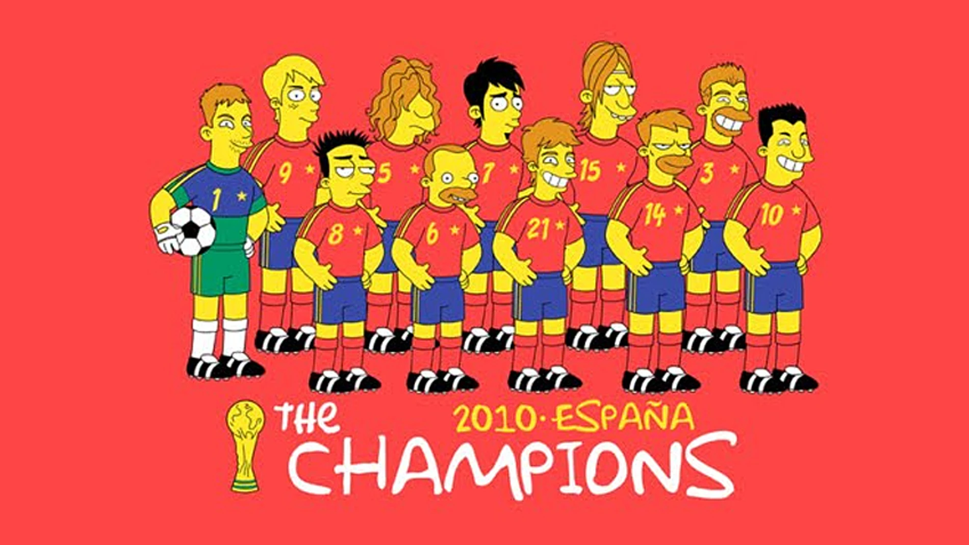 'La Roja' en Los Simpsons