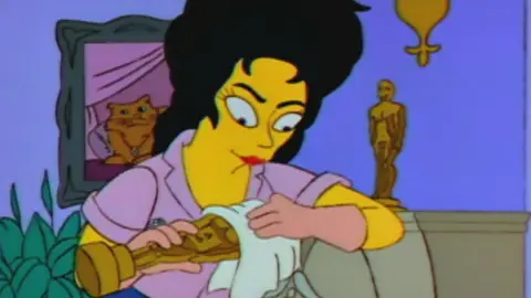 Elizabeth Taylor en Los Simpson Elizabeth Taylor en Los Simpson