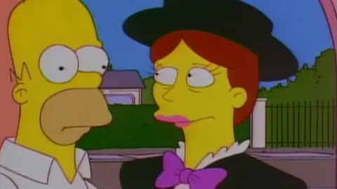 Mary Poppins en Los Simpson Mary Poppins en Los Simpson