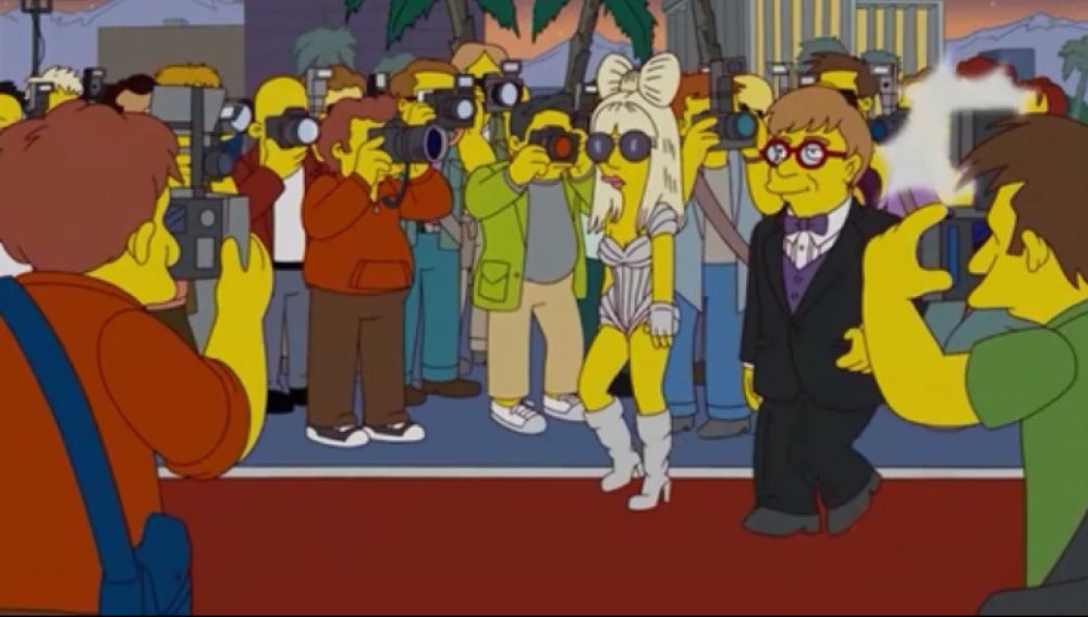 Lady Gaga en Los Simpson