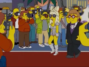 Lady Gaga en Los Simpson Lady Gaga en Los Simpson