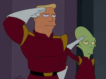 Zapp Brannigan y Kif Zapp Brannigan y Kif
