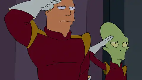 Zapp Brannigan y Kif Zapp Brannigan y Kif