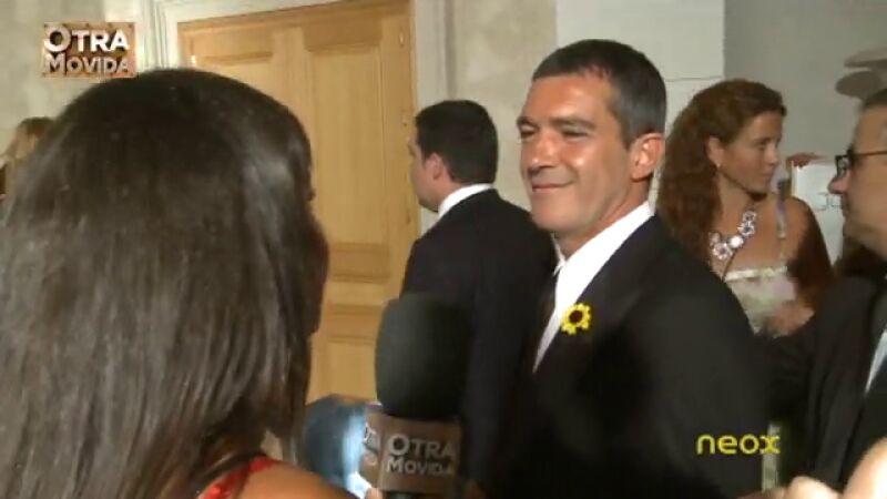 Cristina Pedroche junto a Antonio Banderas